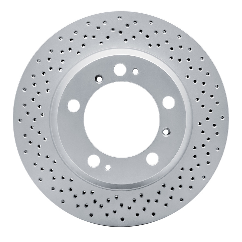 Porsche Boxster Brake Rotor (1) - Rear - R1 Concepts - GeoMET Rotor - Drilled - `00-`08